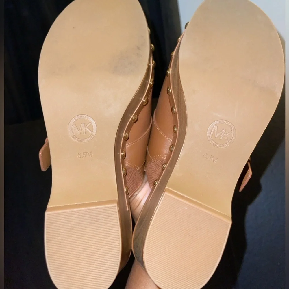 Michael Kors Michael Kors Rye Clog Luggage Women’s Size 6.5 NWOB
